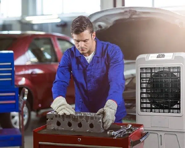 Enfriadores Evaporativos para Talleres Mecánicos