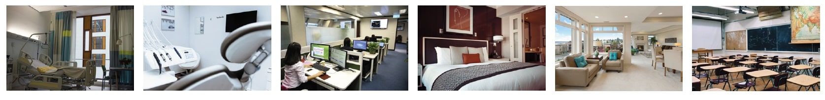 Purificador de aire aplicaciones