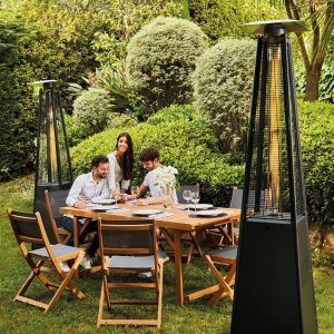 farola_gas_flamme negra_piramide_esencial cool-terraza