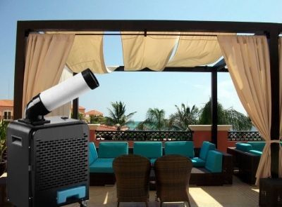 Aire acondicionado portátil AC2000_terraza