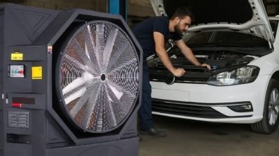 CLIMATIZADORES EVAPORATIVOS PARA TALLERES MECANICOS